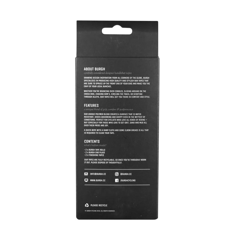 BURGH CYCLING 'Matter White' Bar Tape