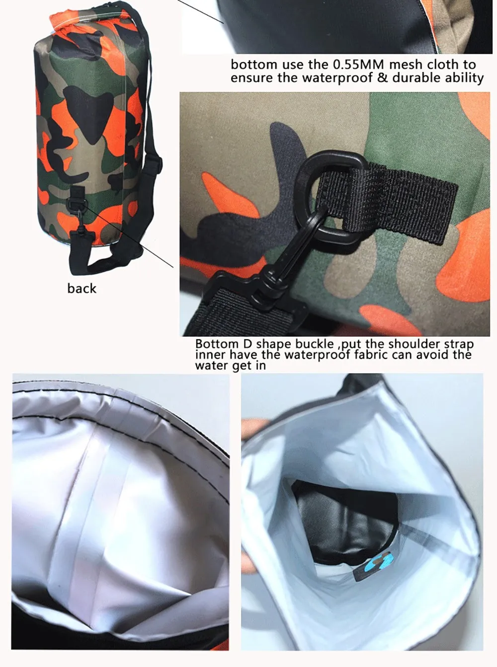 Camo Waterproof Dry Bag