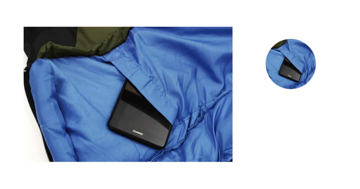 Camping Mummy Sleeping Bag Single  -8°C *Army Green
