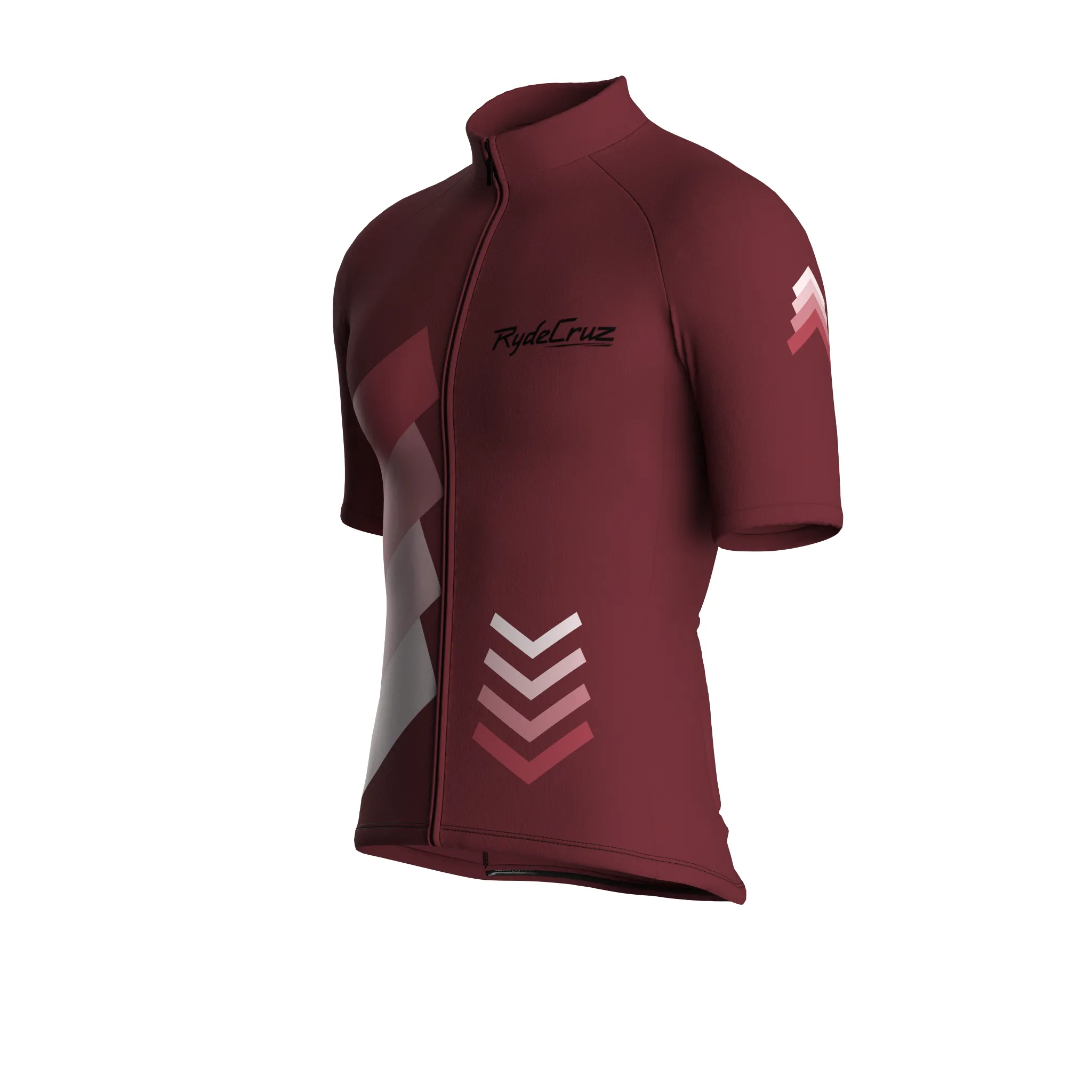 Celestial Grid | Wine Male Short Sleeves Jersey