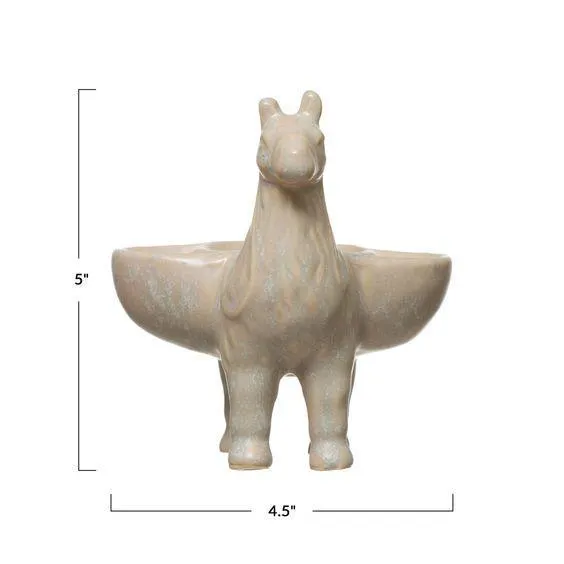 Ceramic Llama Dish