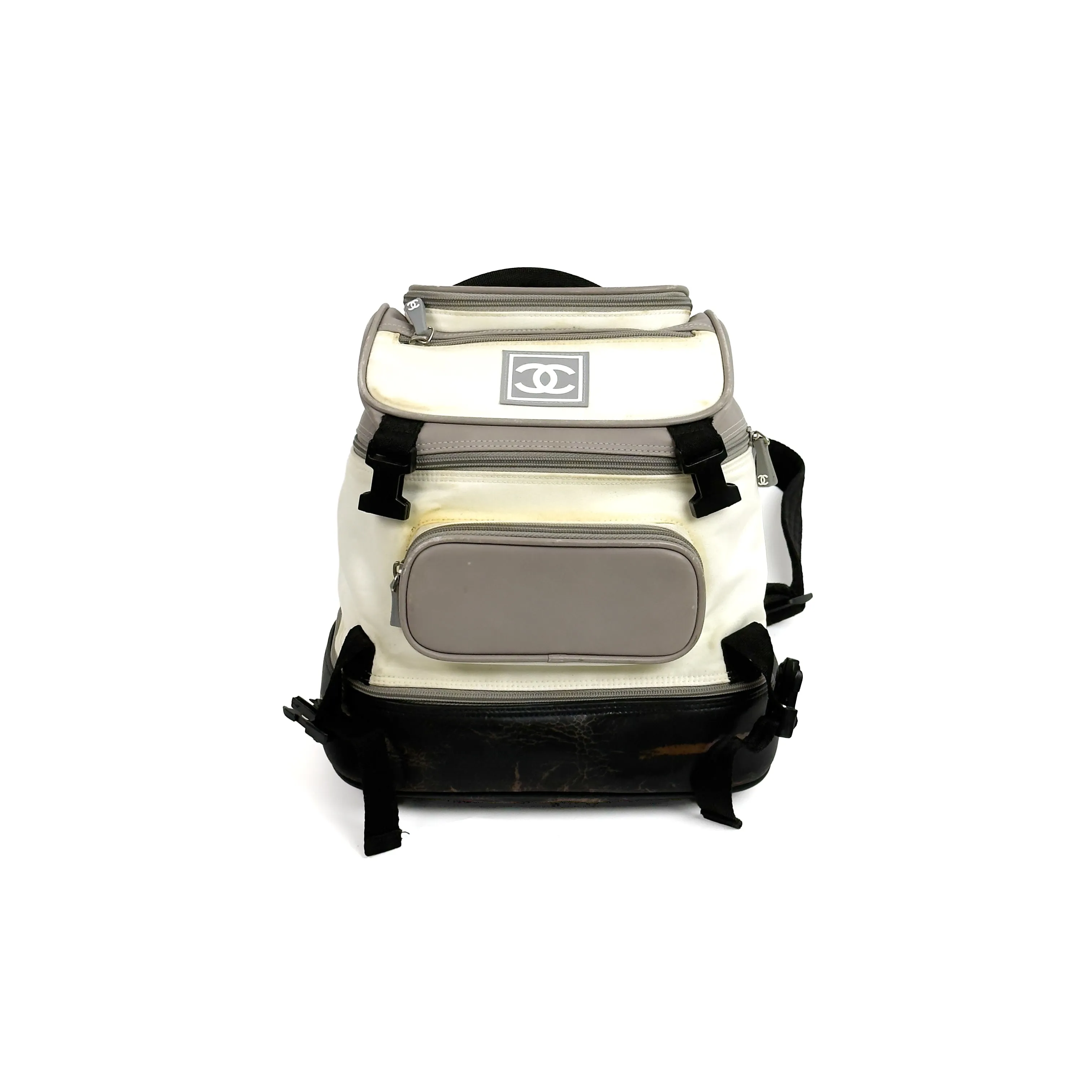 CHANEL sport line logo backpack