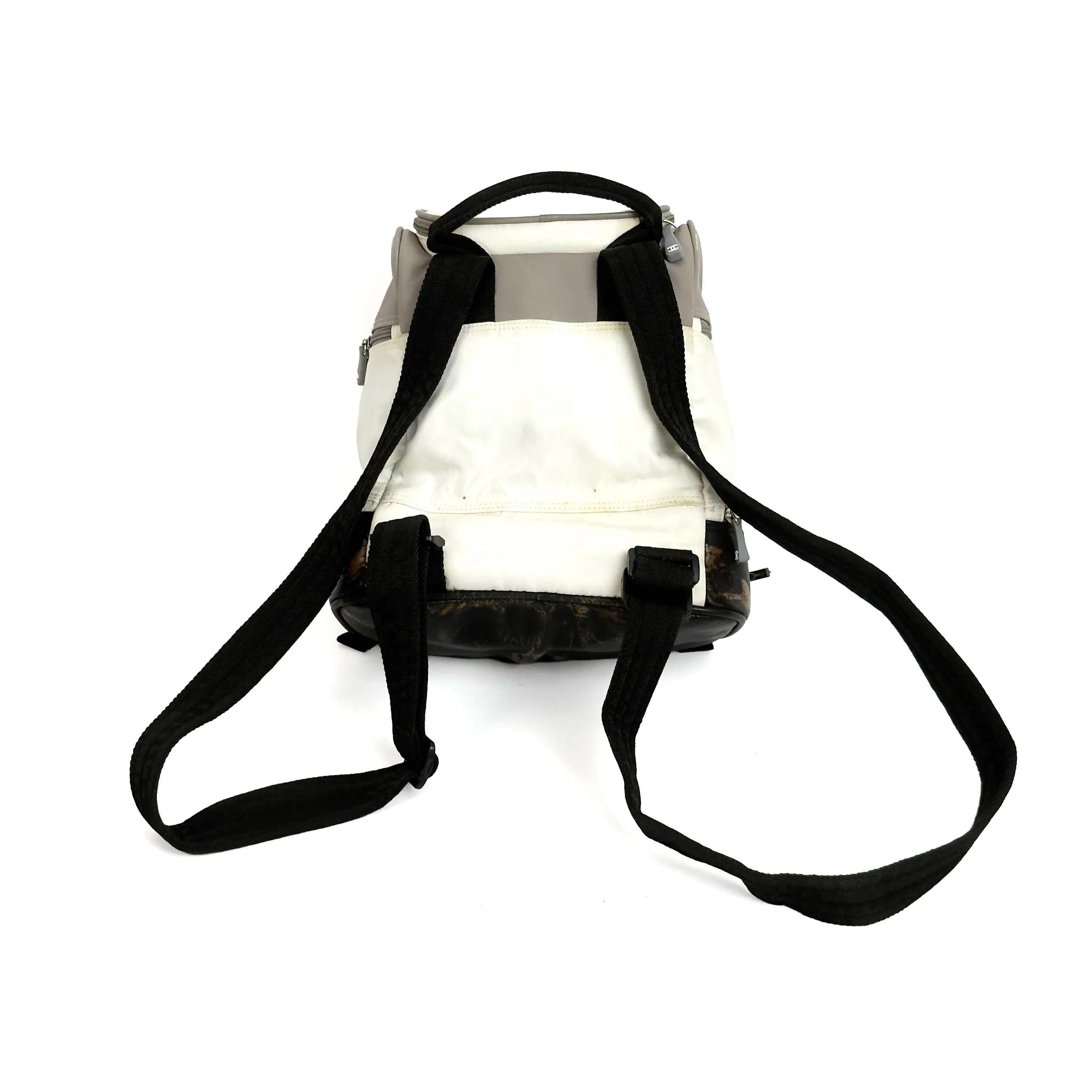 CHANEL sport line logo backpack