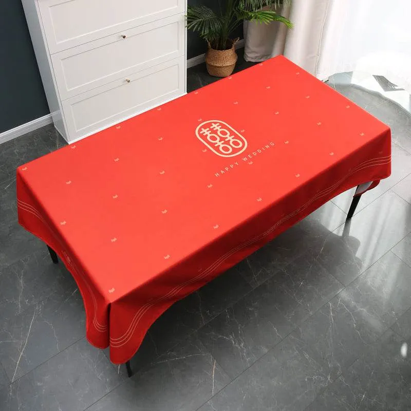 Chinese Cotton And Linen Tablecloth Wedding Tablecloth