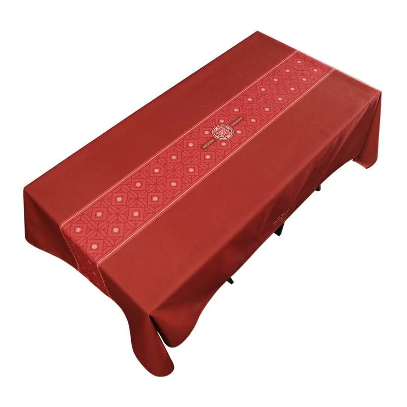 Chinese Cotton And Linen Tablecloth Wedding Tablecloth