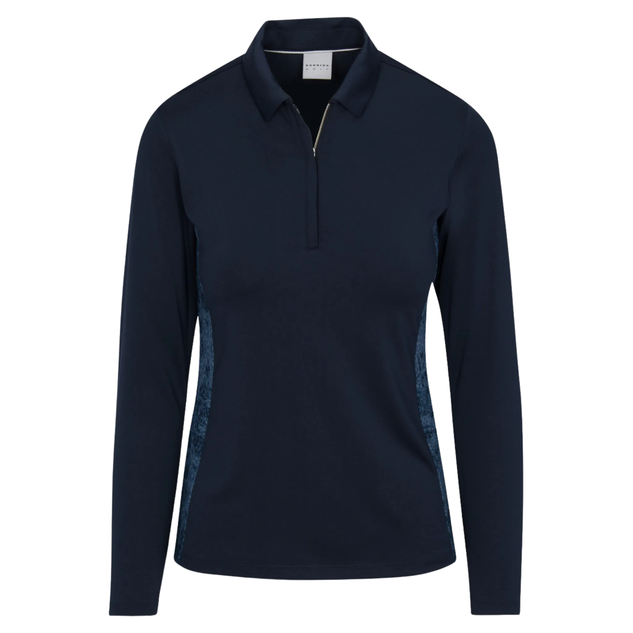 Chloe Jersey Performance Long-Sleeve Polo