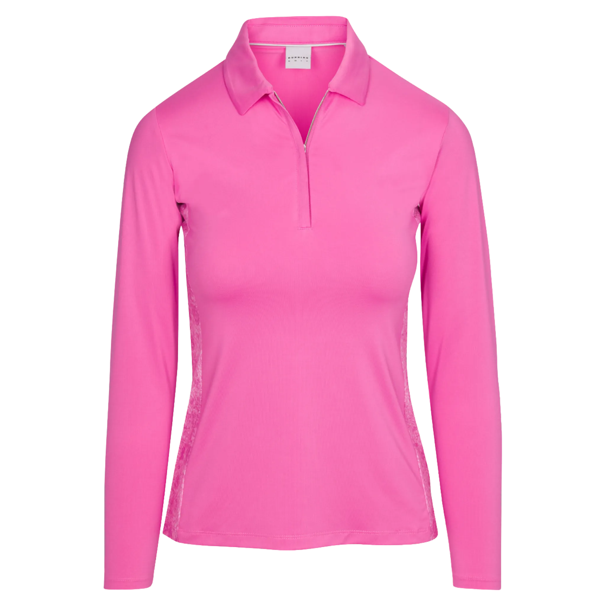 Chloe Jersey Performance Long-Sleeve Polo