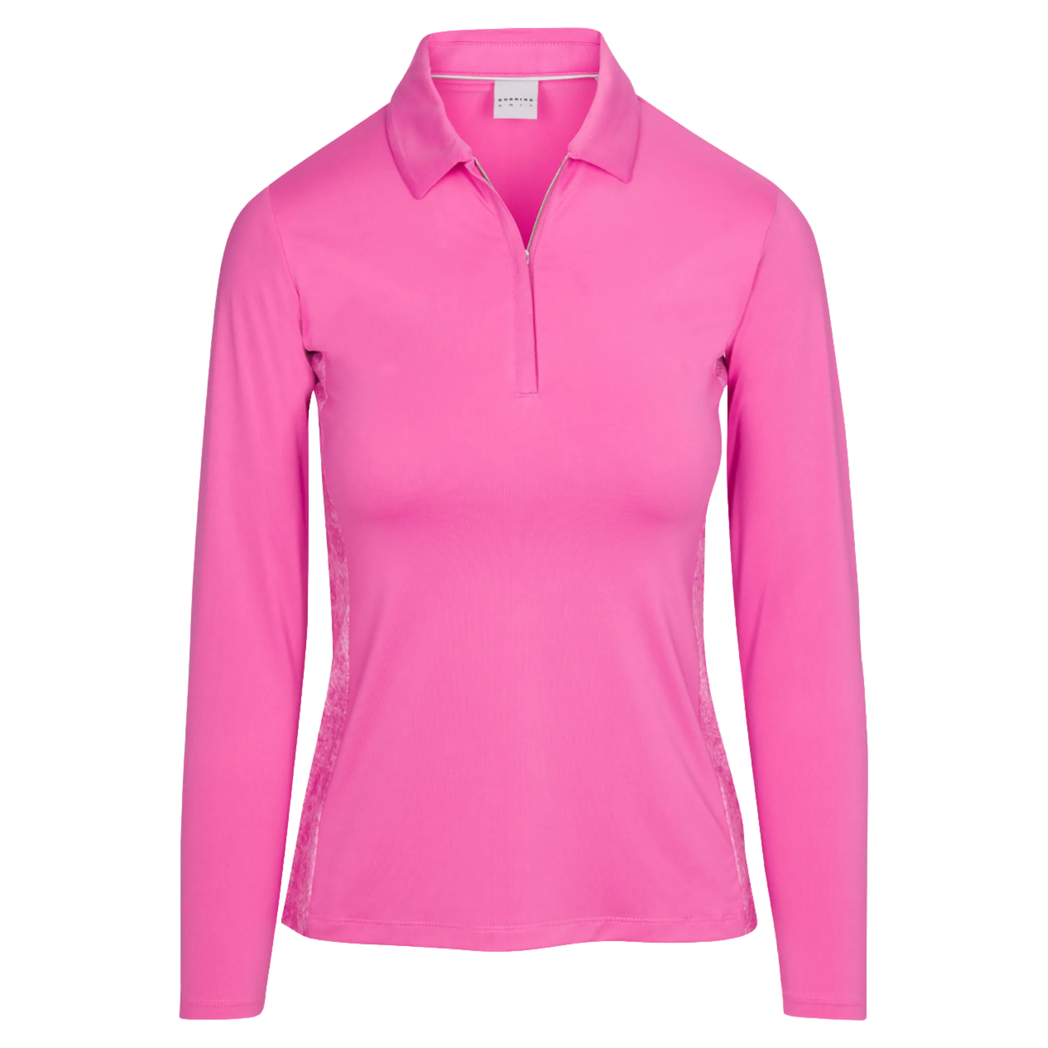 Chloe Jersey Performance Long-Sleeve Polo