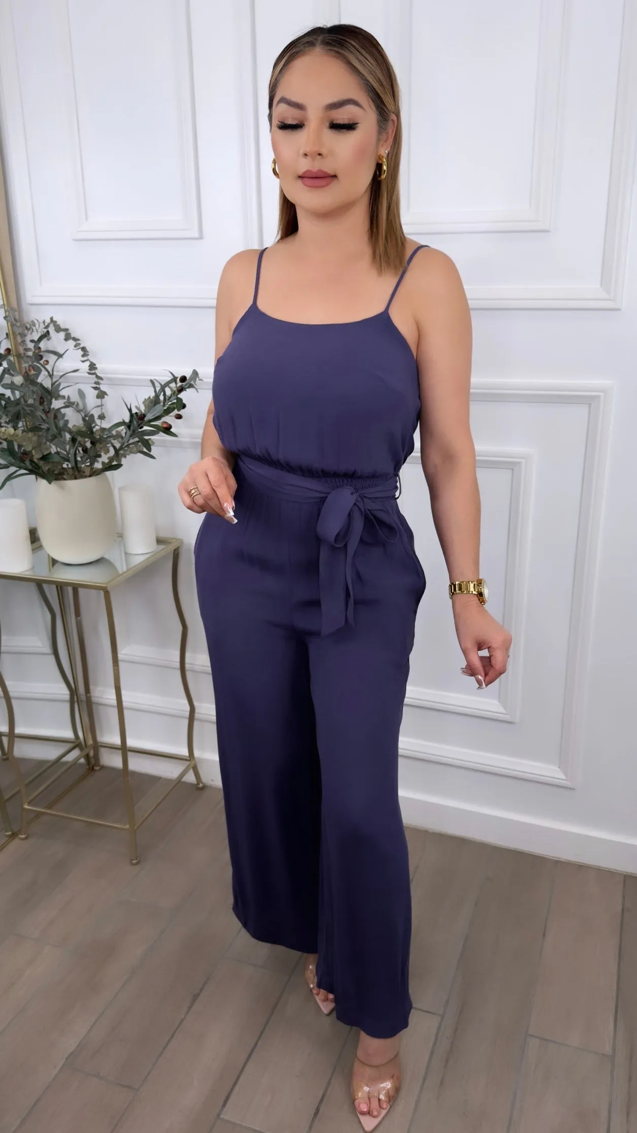 CHRIS BLUE JUMPSUIT