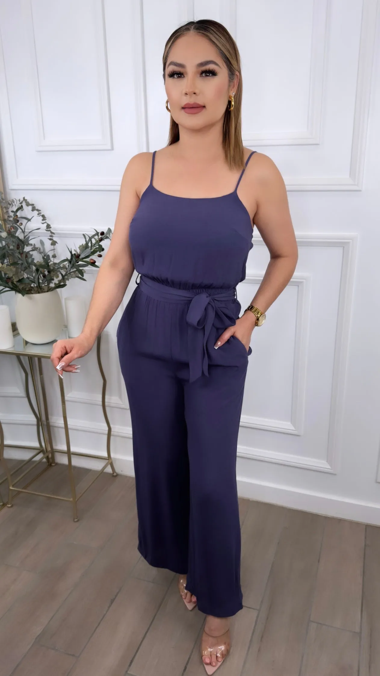 CHRIS BLUE JUMPSUIT