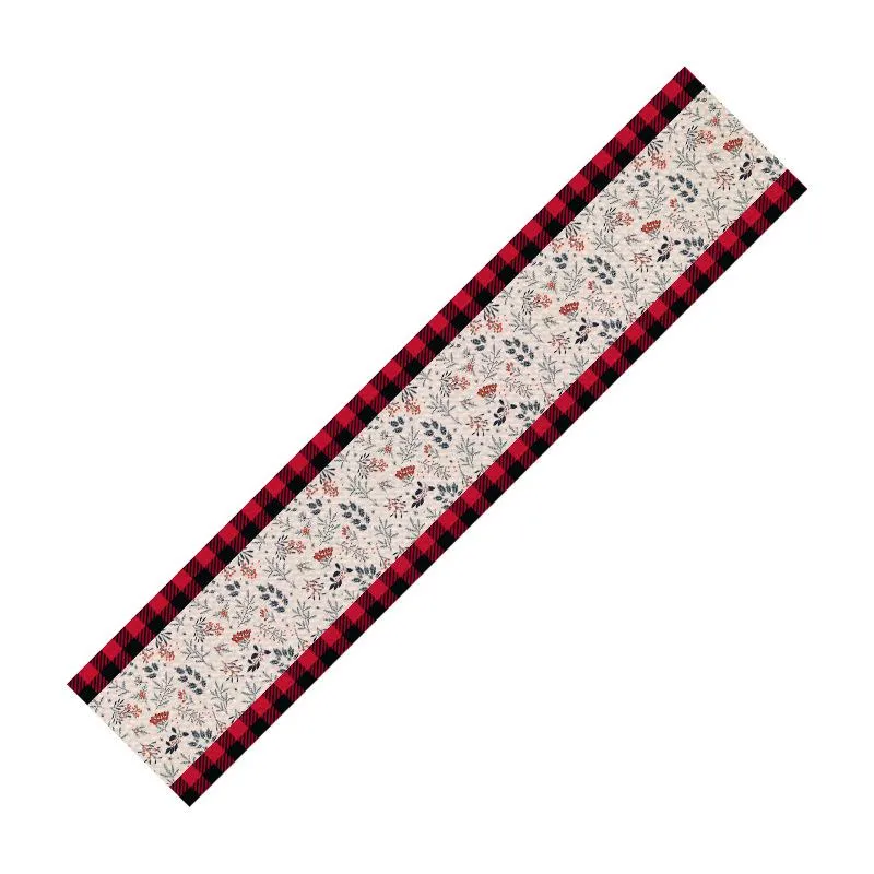 Christmas Tablecloth, Floral Pattern