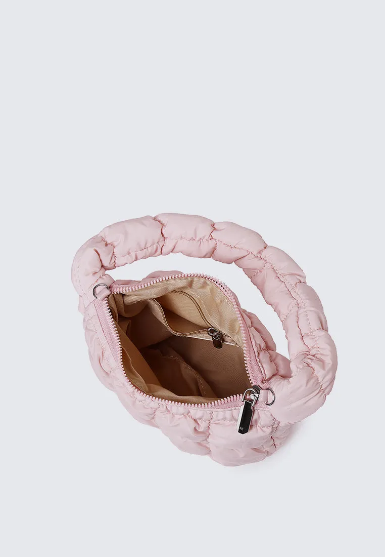 Cloe Mini Quilted Crossbody (Pink)
