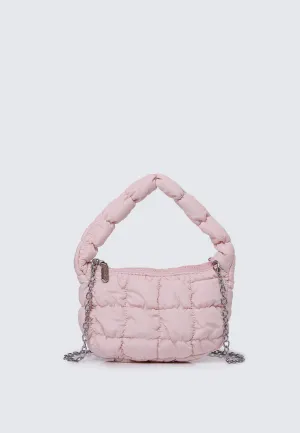 Cloe Mini Quilted Crossbody (Pink)