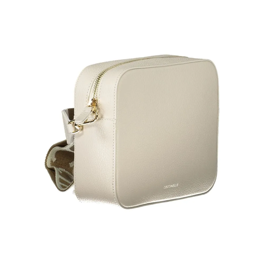 Coccinelle White Leather Handbag