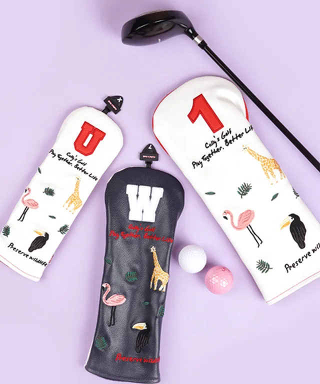 Colly's Zoo Family Golf Club Headcover