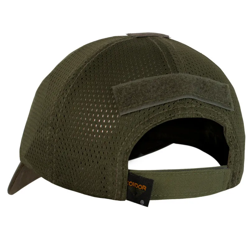 Condor Outdoor Mesh Tactical Team Cap Adjustable with Velcro Closure