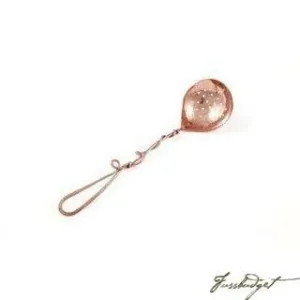 Copper Star Pattern Berry Spoon
