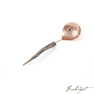 Copper Star Pattern Berry Spoon