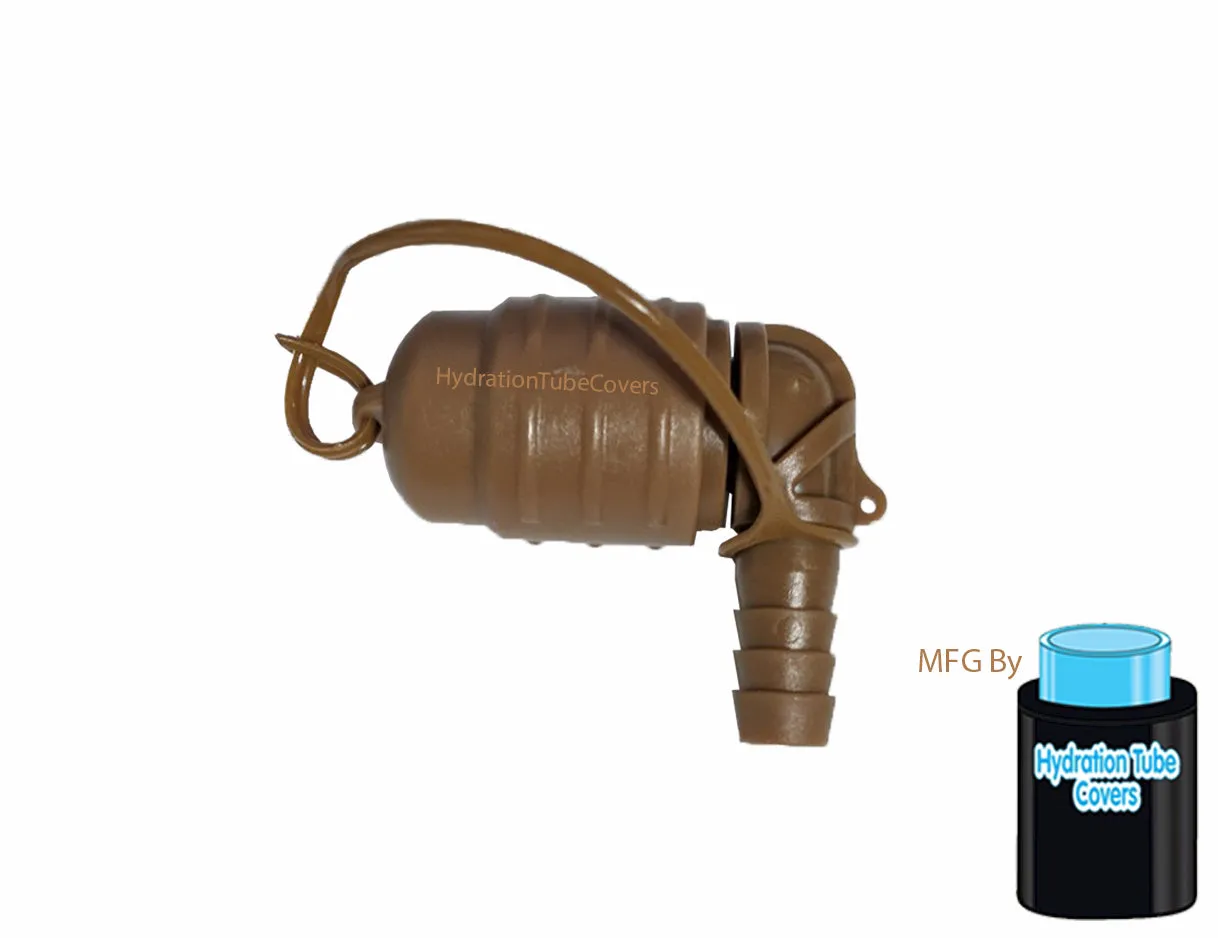 Coyote Brown Bite Valve with Lanyard cap