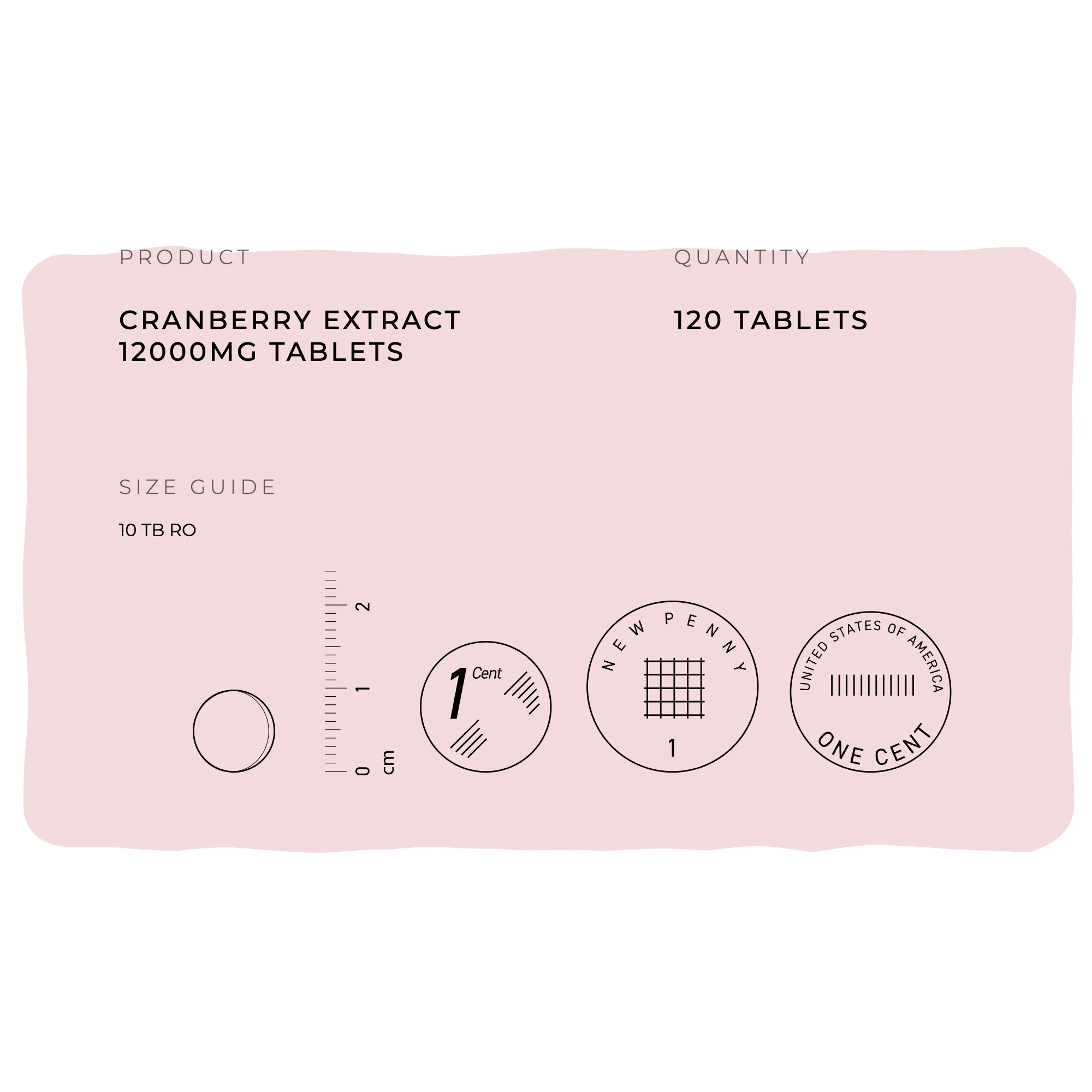 Cranberry Tablets 12000mg High Strength