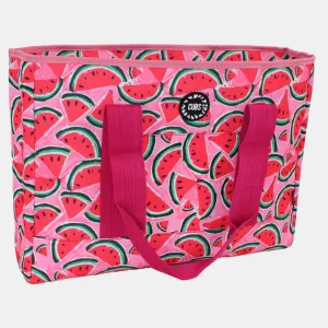 Cubs Madly in love with Pink Watermelons Beach Bag