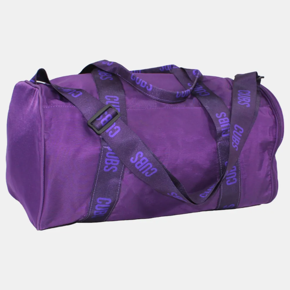 Cubs Royal Purple Premium Duffel Bag