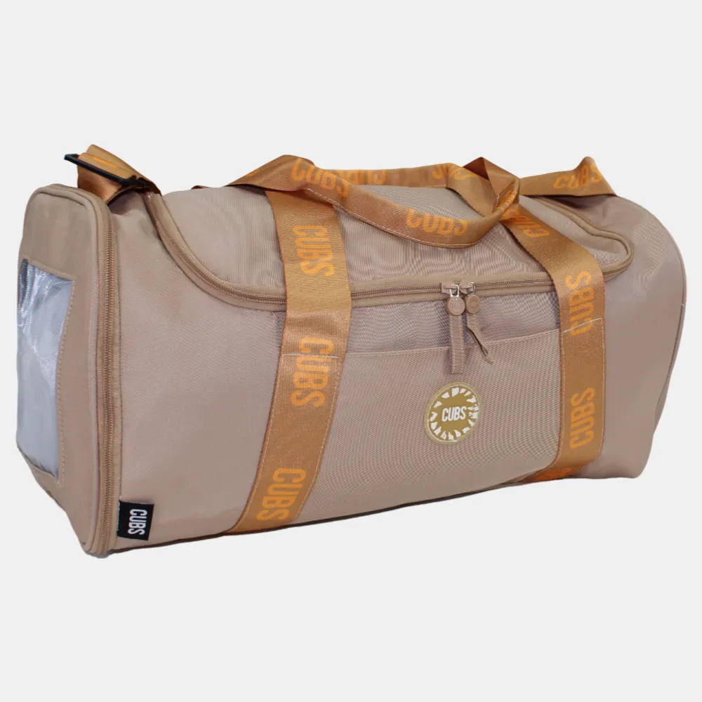 Cubs Sandstone Beige Premium Duffel Bag