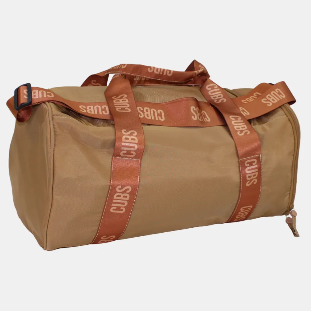 Cubs Tanned Khaki Premium Duffel Bag