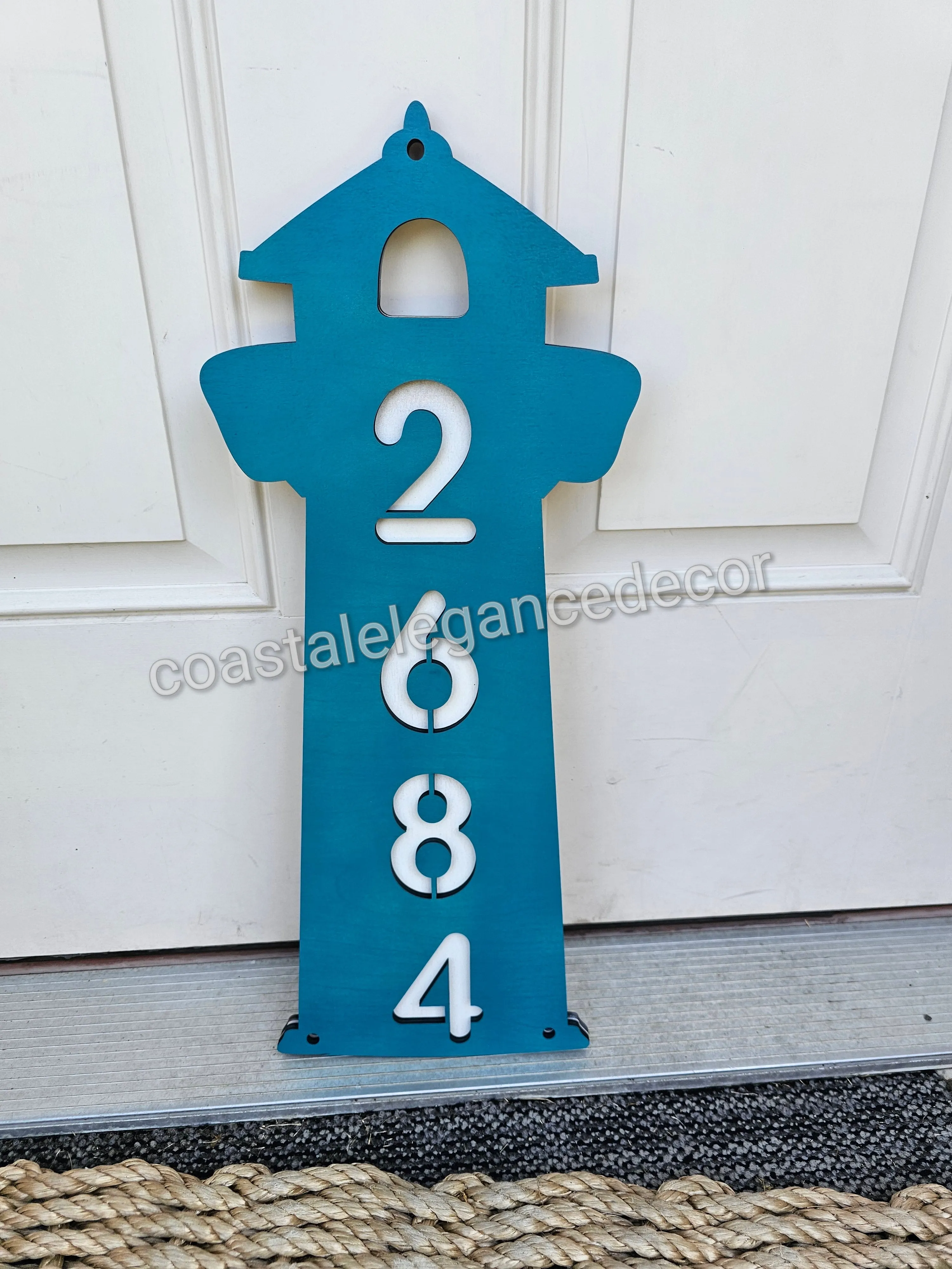 Customized Lighthouse Address or Name Sign