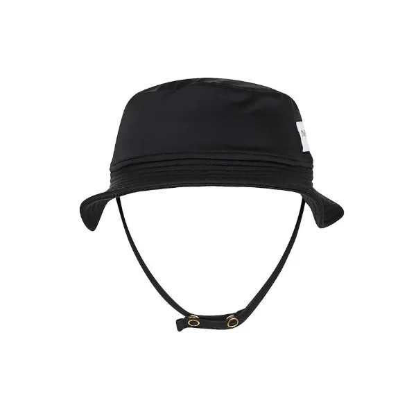 Daisy Swim Hat - Black on Black