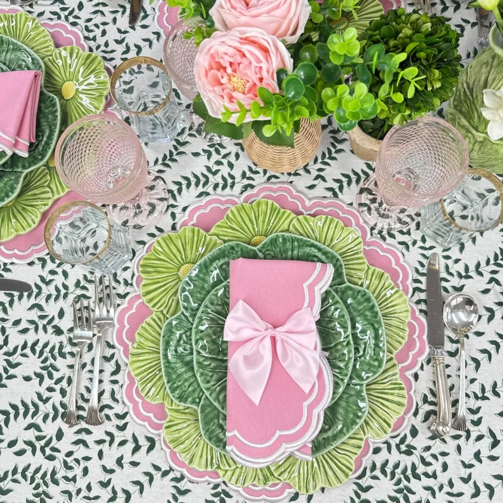 Dark Green Leaves - Tablecloth
