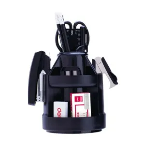 Deli Rotary Desk Organizer 5 Compartments E38250A