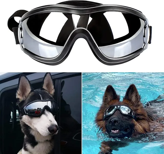 Dog Sunglasses Windproof UV Protection For Medium Large Dogs
