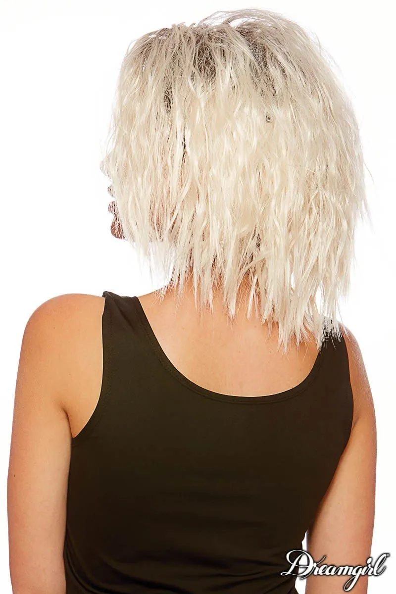 Dreamgirl Loose Beach Wave Bob with Dark Roots