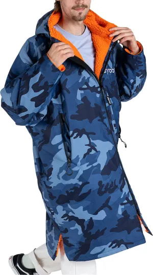 Dryrobe Advance Long Sleeve Changing Robe - Blue Camo