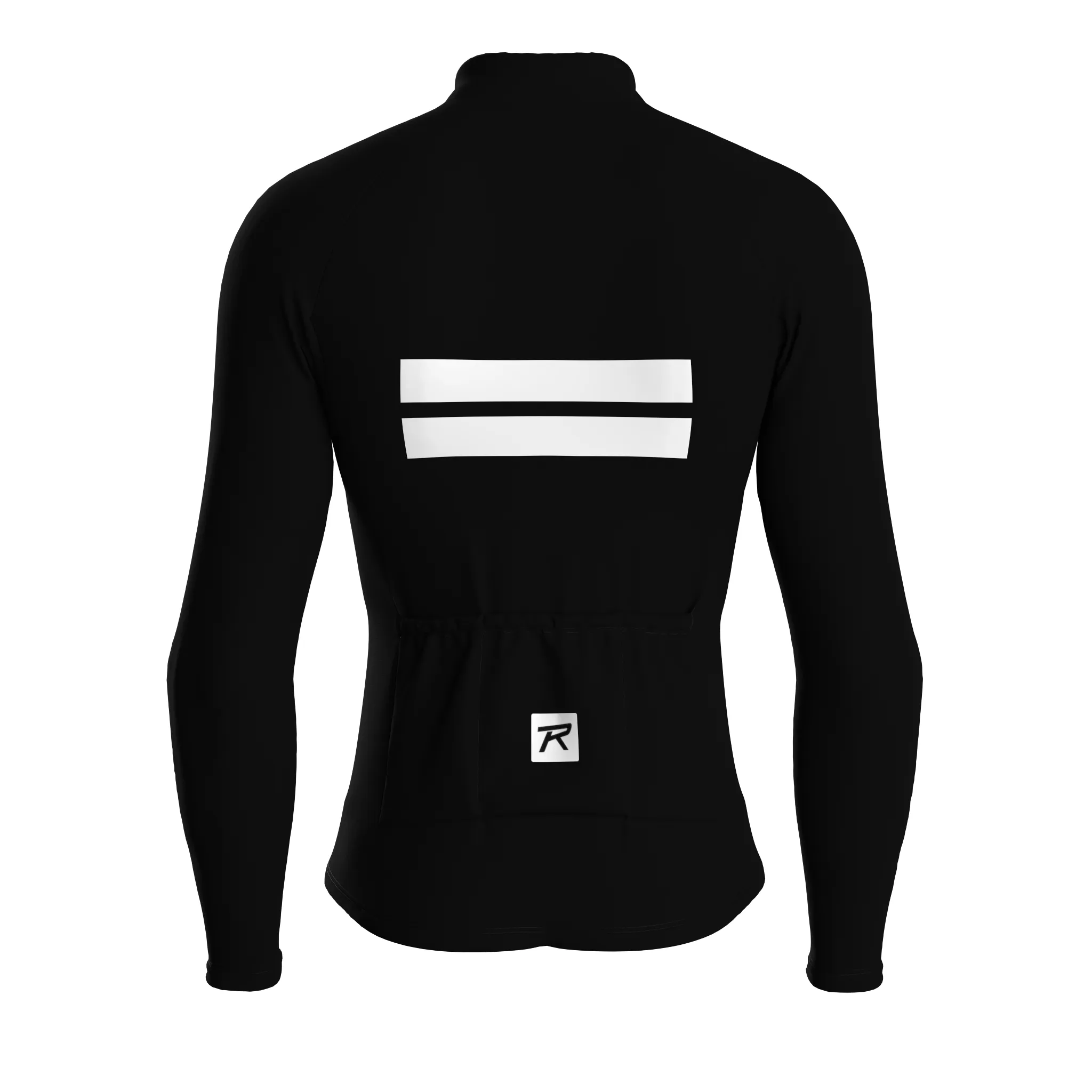 Dual Stripe Dynamics | Black Male Long Sleeves Jersey