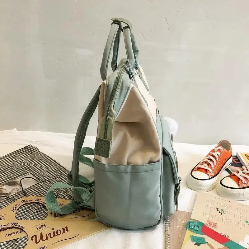 Durable Backpacks for School Teenagers Girls Designer Patchwork Bagpack With Cute Ring Bag For Travel, Laptop, Backpack Women Notebook