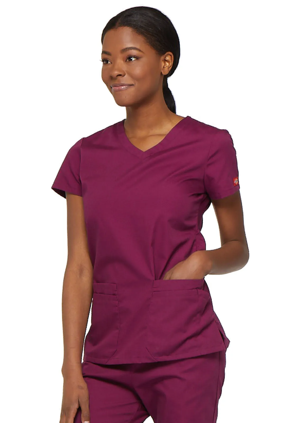 EDS Signature 85906 V-Neck Top Wine