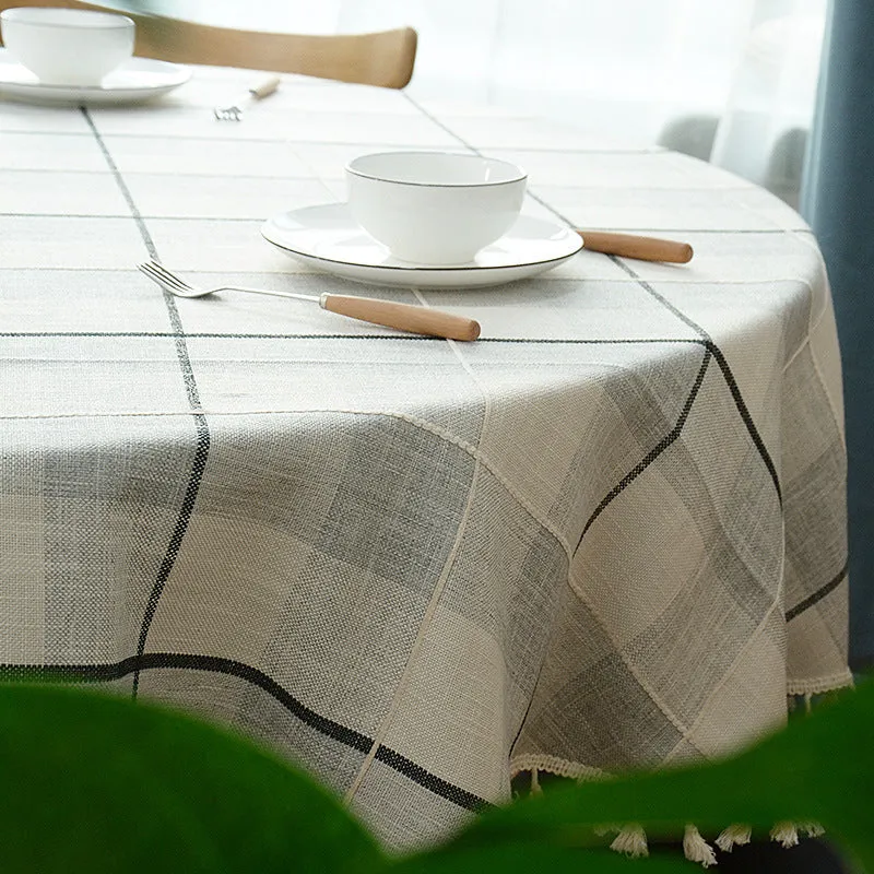 Elegant Round Tablecloth for Home Dining