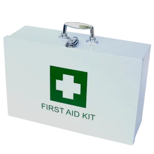 Empty Metal First Aid Box Only