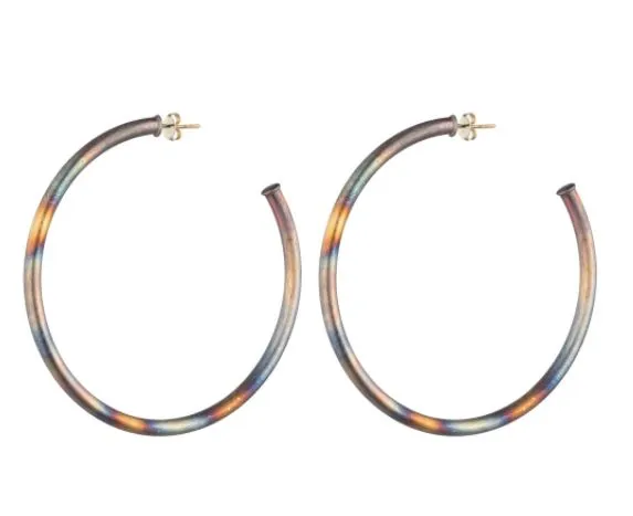 Everybody's Favorite Hoops- Large Burnished