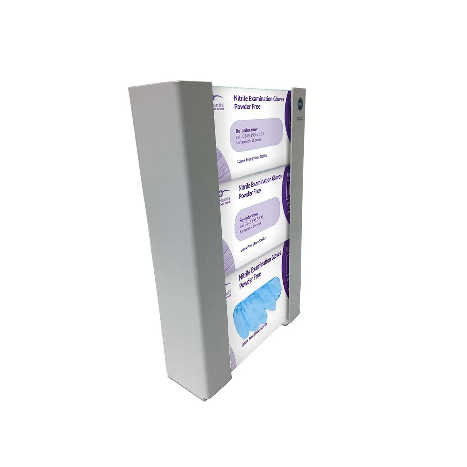 Farla Triple Glove Box Dispenser | 400 x 245 x 80mm
