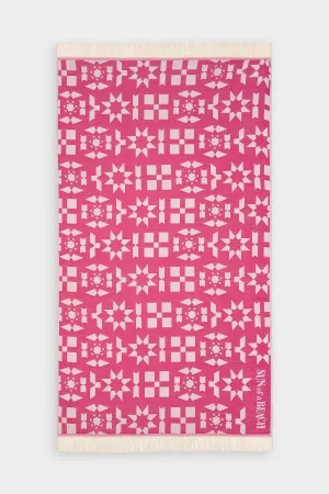 Feather Beach Towel Formentera Azalea