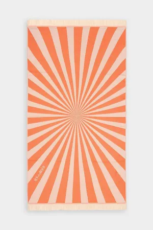 Feather Beach Towel in Sunburst