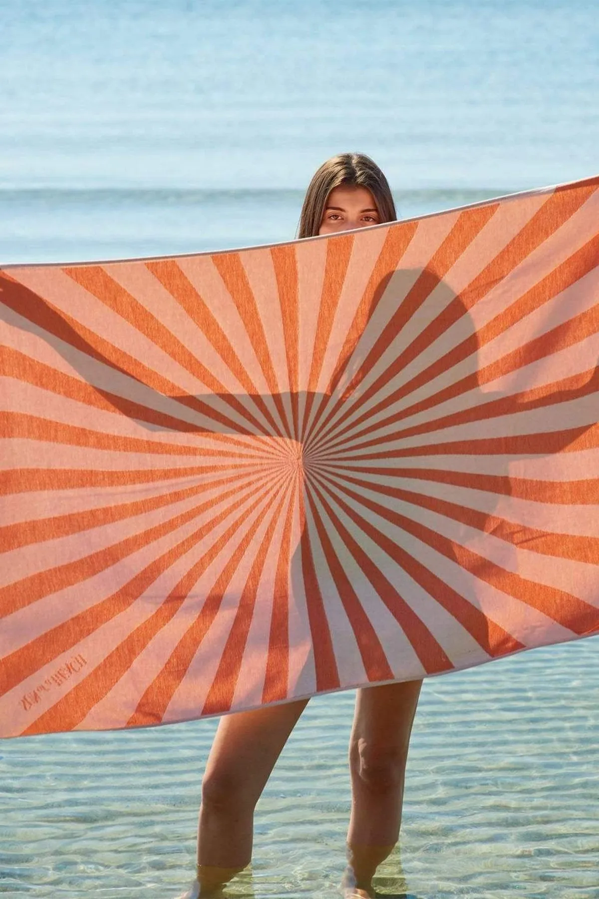 Feather Beach Towel in Sunburst