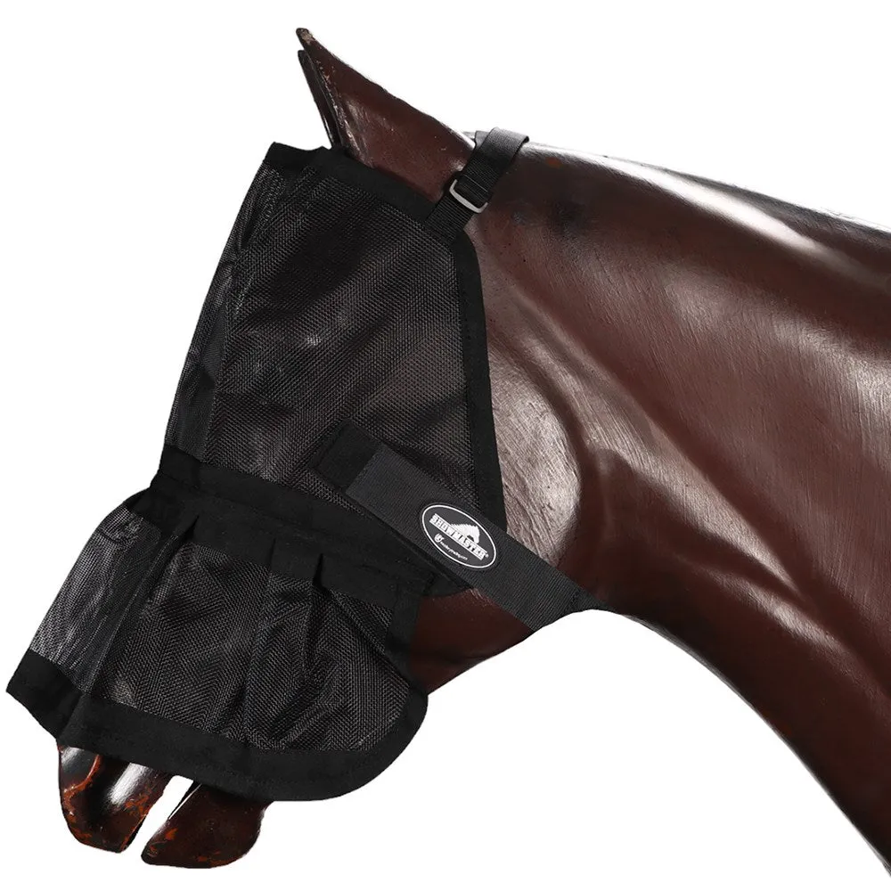 Fly Mask with Skirt Black