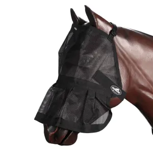 Fly Mask with Skirt Black