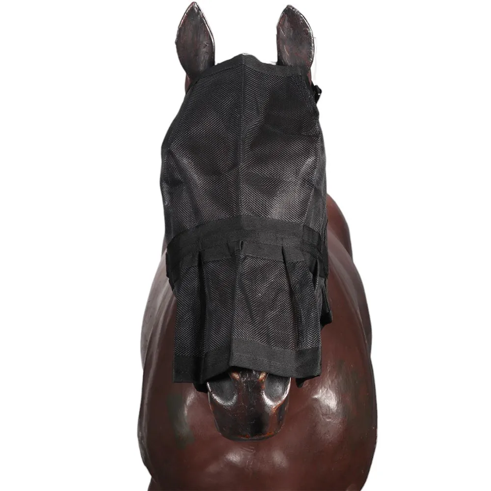 Fly Mask with Skirt Black