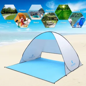 Folding Camping, Beach Anti-UV Fully Sun Shade