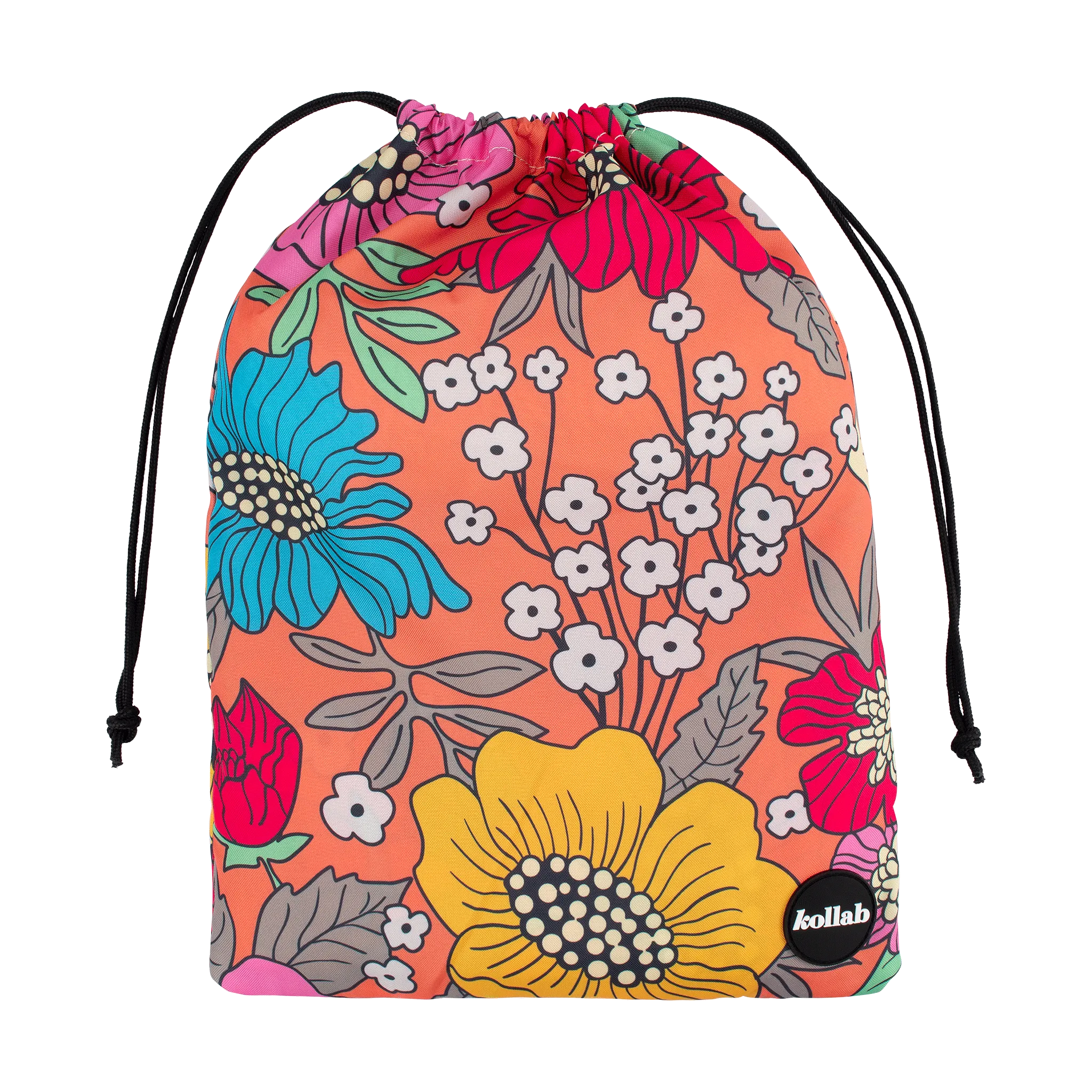 Fringed Tablecloth Sixties Floral